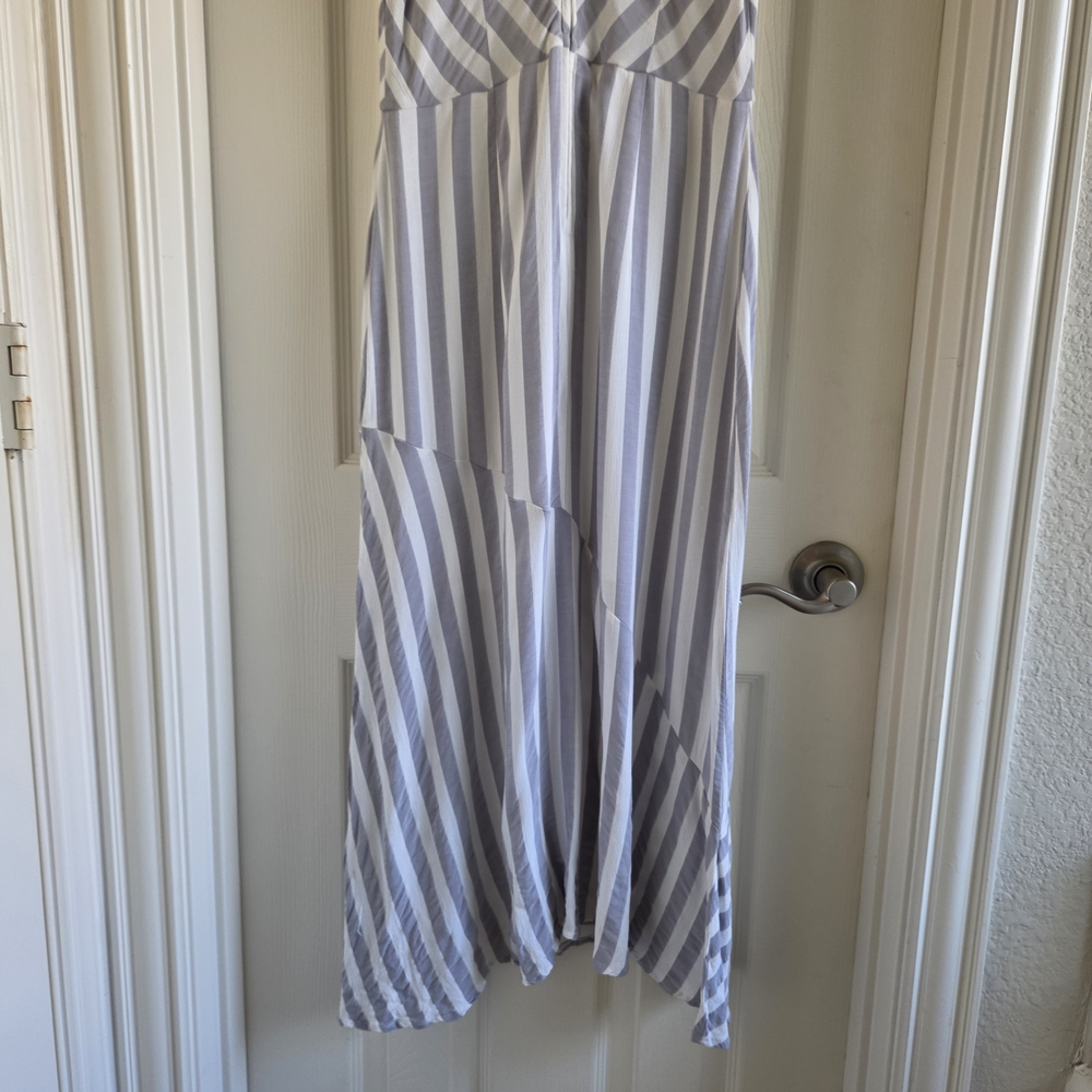 Altar'd State Boho Asymmetrical Striped Sun Dress Sleeveless Crossover Midi S - Picture 7 of 10